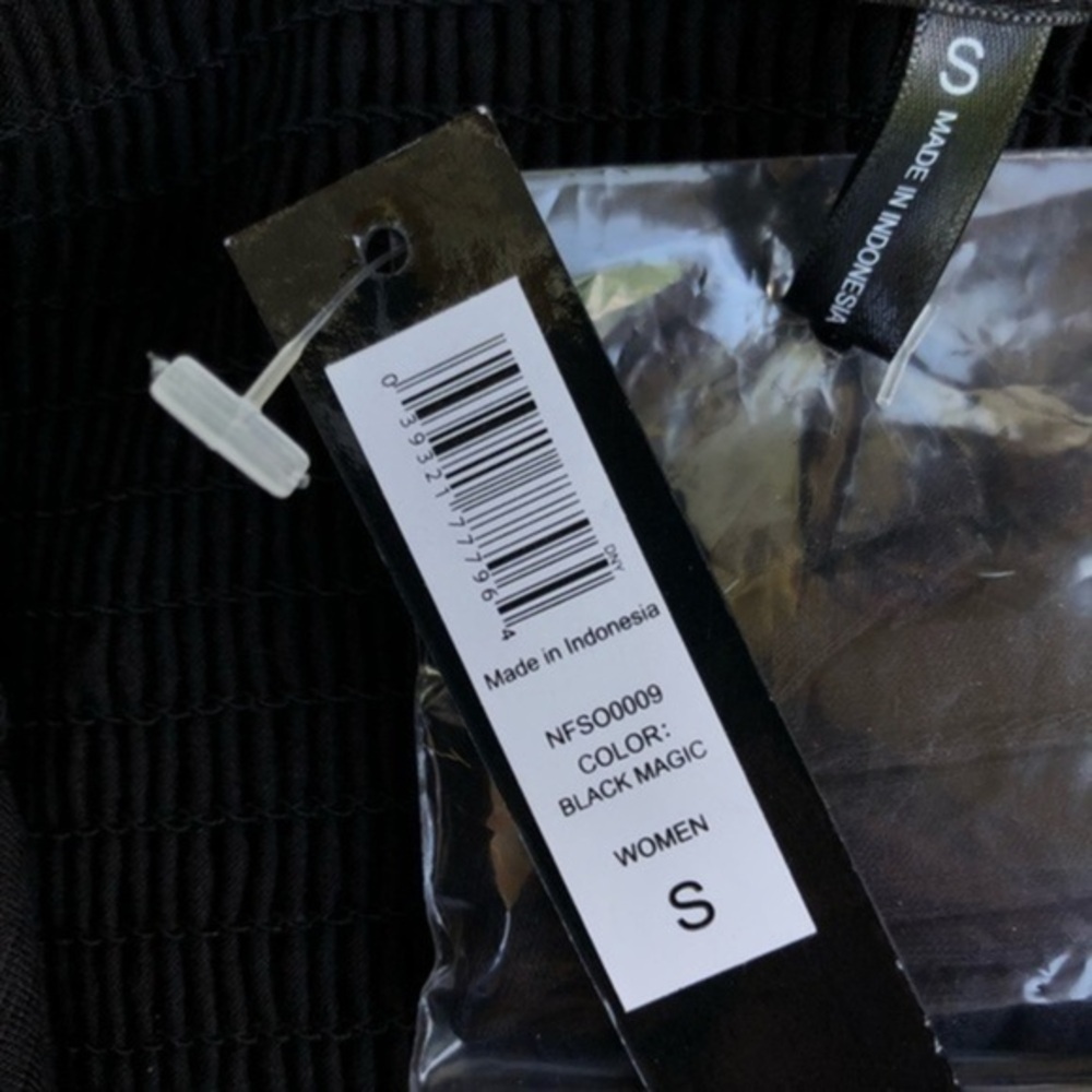Nicole Miller Strapless NWT Black Mini Dress ๐ - Picture 8 of 9